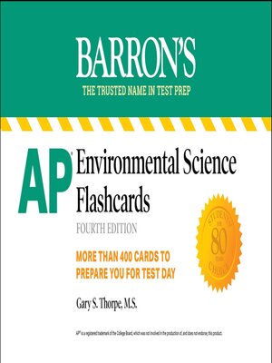 cover image of AP Environmental Science Flashcards